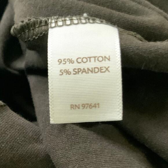 J Jill Brown Top Womens M Long Sleeve Minimalist Stretch Performance Pullover - Picture 5 of 5